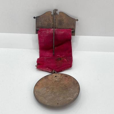 LOT 570: Antique Medals - St. John's 19 Castle, DeMolay Knight's and New Jersey State Grange