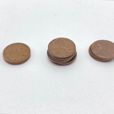 LOT 571: Master Dime Register Bank (Silver Roosevelt Dime Inside), Vintage Pennies, 1917 5 Cent Canadian Silver Coin, Oversized Metal...