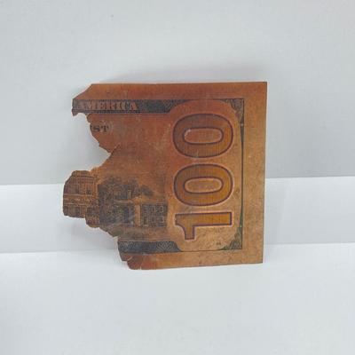 LOT 571: Master Dime Register Bank (Silver Roosevelt Dime Inside), Vintage Pennies, 1917 5 Cent Canadian Silver Coin, Oversized Metal...