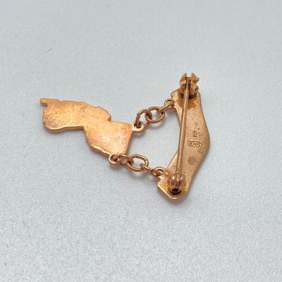 LOT 577: Gold PTA Life Member Pin - 10KT, TW 2.56g