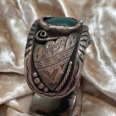 LOT 581: Lorus Quartz Watch with Artisan Crafted Cuff Band