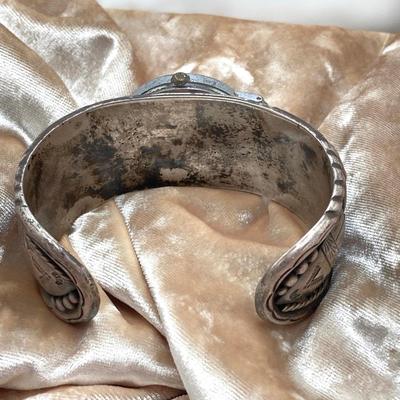 LOT 581: Lorus Quartz Watch with Artisan Crafted Cuff Band