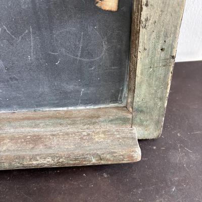 LOT 590: Slate Chalkboard, Warwick Child's Baby Mugs, Crayola Crayons, Bradley Kindergarten Cutting Paper