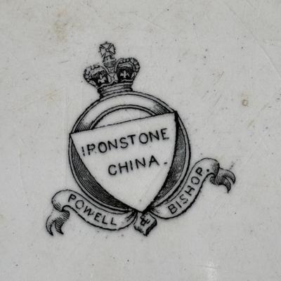 LOT 592: Ironstone China: Collection Powell Biship, W & E Corn Burslem, M.P. Co.