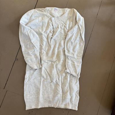 LOT 594: Military Issued Coat, Long John Thermal Shirts/Pants, Gloves along with Leather Mittens