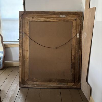 LOT 596: Very Large Ornate Framed Mirror (52" x 64")