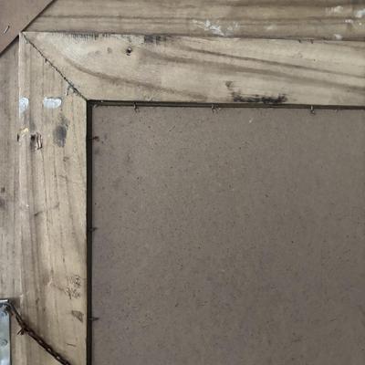 LOT 596: Very Large Ornate Framed Mirror (52" x 64")
