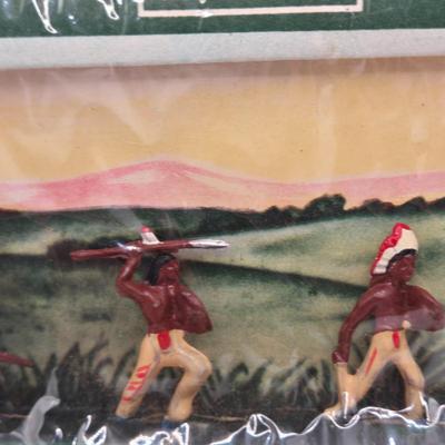LOT 598: Vintage Postcards, Plastic Toy Figures, & Metal Miniatures