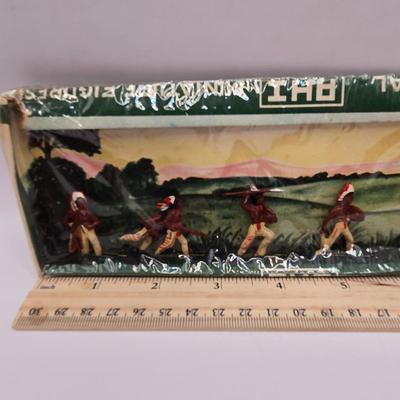 LOT 598: Vintage Postcards, Plastic Toy Figures, & Metal Miniatures
