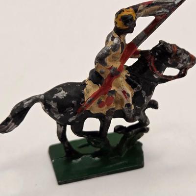 LOT 598: Vintage Postcards, Plastic Toy Figures, & Metal Miniatures