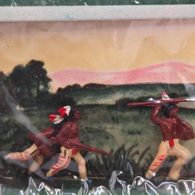 LOT 598: Vintage Postcards, Plastic Toy Figures, & Metal Miniatures