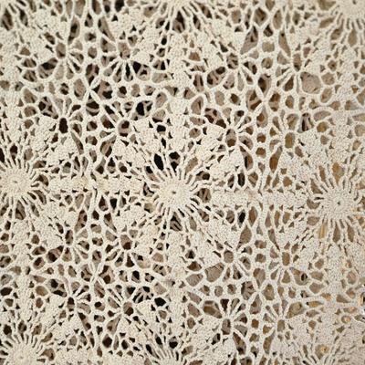 LOT 600: Bedspread or Tablecloth, Appears to Be Hand Made