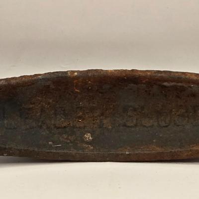 LOT 605: Cherry King Wooden Box , Antique Nut Cracker, Immersible Thermometer, Awl, Metal Gate Handle, Upholster Tack Hammer, &...
