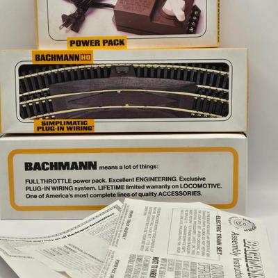 LOT 606: Bachman HO Scale Electric Train Set in Original, Unopened Boxes