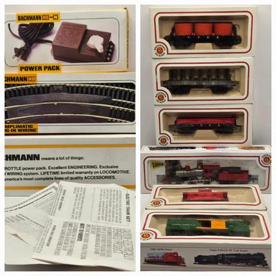 LOT 606: Bachman HO Scale Electric Train Set in Original, Unopened Boxes
