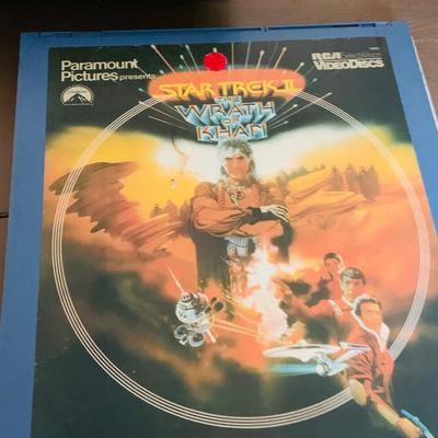 LOT612: Vintage Laser Disc Technology - RCA Selecta Vision Model SGT-200 with a Large Selection of Sci-Fi/ Horror Laser Disc Including...