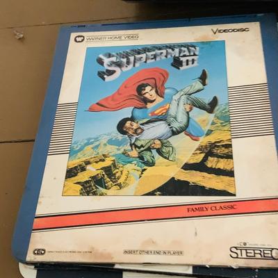 LOT612: Vintage Laser Disc Technology - RCA Selecta Vision Model SGT-200 with a Large Selection of Sci-Fi/ Horror Laser Disc Including...
