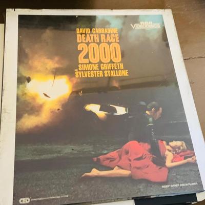 LOT612: Vintage Laser Disc Technology - RCA Selecta Vision Model SGT-200 with a Large Selection of Sci-Fi/ Horror Laser Disc Including...