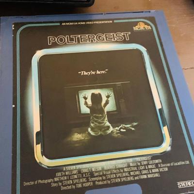 LOT612: Vintage Laser Disc Technology - RCA Selecta Vision Model SGT-200 with a Large Selection of Sci-Fi/ Horror Laser Disc Including...