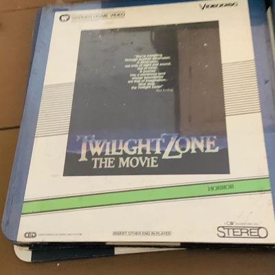 LOT612: Vintage Laser Disc Technology - RCA Selecta Vision Model SGT-200 with a Large Selection of Sci-Fi/ Horror Laser Disc Including...