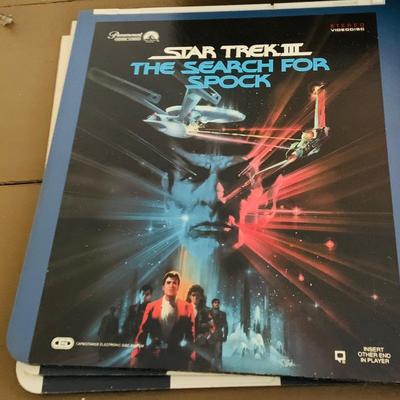LOT612: Vintage Laser Disc Technology - RCA Selecta Vision Model SGT-200 with a Large Selection of Sci-Fi/ Horror Laser Disc Including...