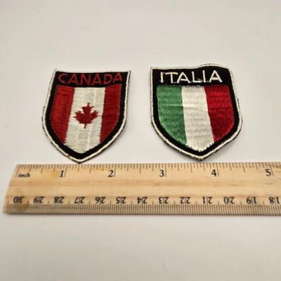 LOT 613: Various Patches, Pins, Y.M.C.A. Brochure