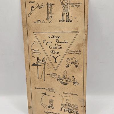LOT 613: Various Patches, Pins, Y.M.C.A. Brochure
