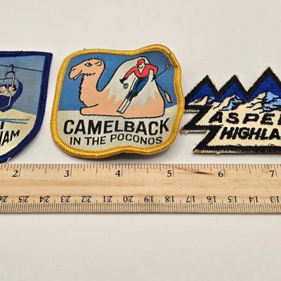 LOT 613: Various Patches, Pins, Y.M.C.A. Brochure