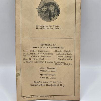 LOT 613: Various Patches, Pins, Y.M.C.A. Brochure