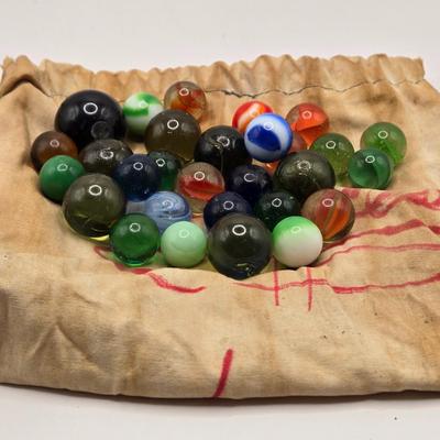 LOT 616: Chinese Cricket Box, "Lost World Watches", Small Pennant Flags, Marbles, Bruce Wayne Ring, Rulers, Wooden Box,& More
