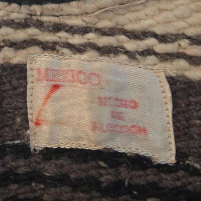 LOT 618: Vintage Blanket Vest, Neolite Boots with Detailed Decoration, & Unknown Brand Black Boots