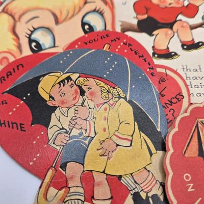 LOT 619: Various Postcards, Greeting Cards, Comic Strips, Matches, Stamps, & Coin Trick Block Puzzle Instructions