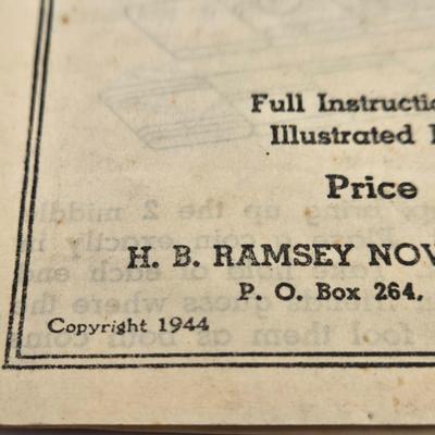 LOT 619: Various Postcards, Greeting Cards, Comic Strips, Matches, Stamps, & Coin Trick Block Puzzle Instructions