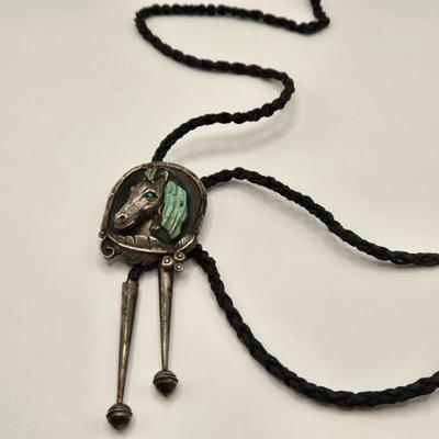 LOT 620: Silver Toned Belt Buckle, Bolo Tie, & Watch Band Parts