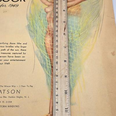 LOT 621: "Watson" 1949 Calendar, Desk Calendar, & Paper Weight