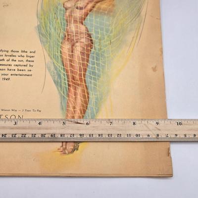 LOT 621: "Watson" 1949 Calendar, Desk Calendar, & Paper Weight