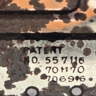LOT 622: Vintage Tin Litho Silver Mountain Toy Train