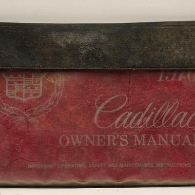 LOT 623: Honda Repair Guide Book, 1976 Cadillac Owner's Manuel, Various Die Cast Metal Cars, Morris Garages Car Logo Patches,...