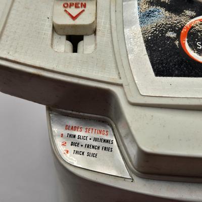 LOT 624:Antique Kitchen Scale, & Veg-O-Matic Food Preparer