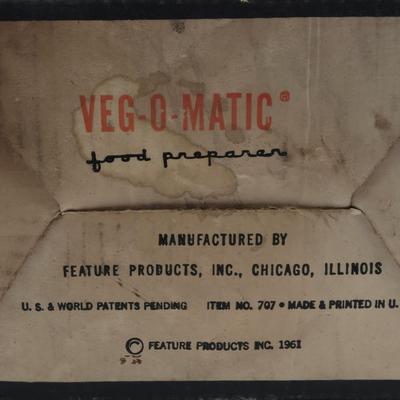 LOT 624:Antique Kitchen Scale, & Veg-O-Matic Food Preparer