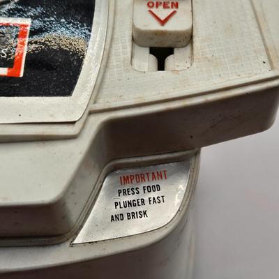 LOT 624:Antique Kitchen Scale, & Veg-O-Matic Food Preparer