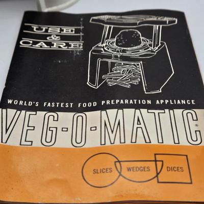 LOT 624:Antique Kitchen Scale, & Veg-O-Matic Food Preparer