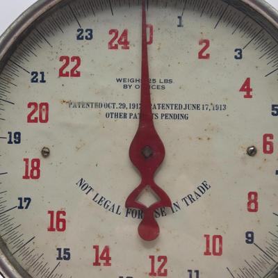 LOT 624:Antique Kitchen Scale, & Veg-O-Matic Food Preparer