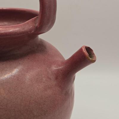 LOT 626: Small Pitcher , Appears to be Handmade, Antique Stoneware Crock Jug, Vintage Rolling Pin,1926 Hellmann's Mayonnaise...