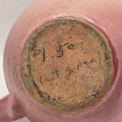 LOT 626: Small Pitcher , Appears to be Handmade, Antique Stoneware Crock Jug, Vintage Rolling Pin,1926 Hellmann's Mayonnaise...