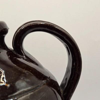 LOT 626: Small Pitcher , Appears to be Handmade, Antique Stoneware Crock Jug, Vintage Rolling Pin,1926 Hellmann's Mayonnaise...