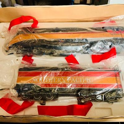 LOT637: K-Line Die Cast Southern Pacific Steam Engine and Tinder