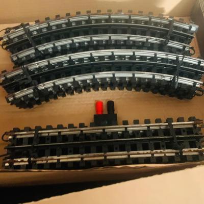 LOT:642: K-Line Kenecott Copper Corp Mining Set - K-1210 Includes Operating Handcar, Four (4) Ore Cars Three (3) Trailers, AC...