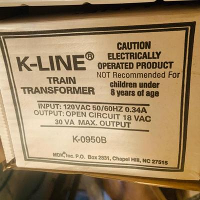 LOT:642: K-Line Kenecott Copper Corp Mining Set - K-1210 Includes Operating Handcar, Four (4) Ore Cars Three (3) Trailers, AC...