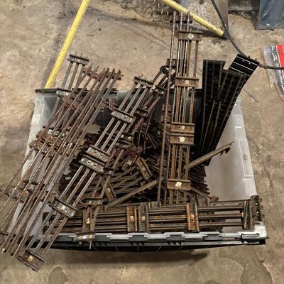 LOT 650: Tote of Train Track - As Found